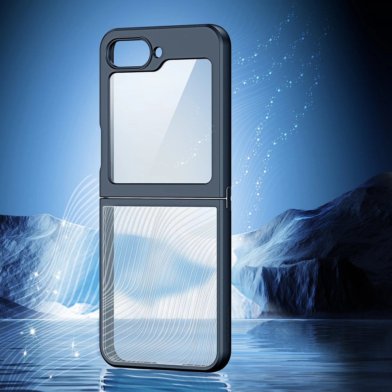 Mbështjellës Dux Ducis Aimo për Samsung Galaxy Z Flip 6, i zi