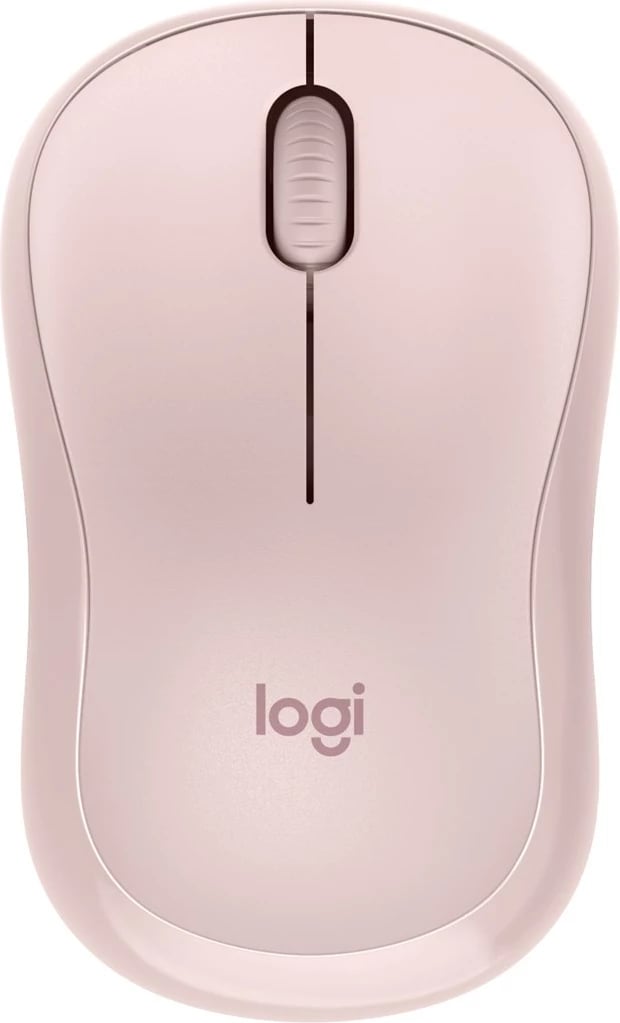Maus Logitech 910-007121 wireless, ambidextrous, RF + Bluetooth, rozë