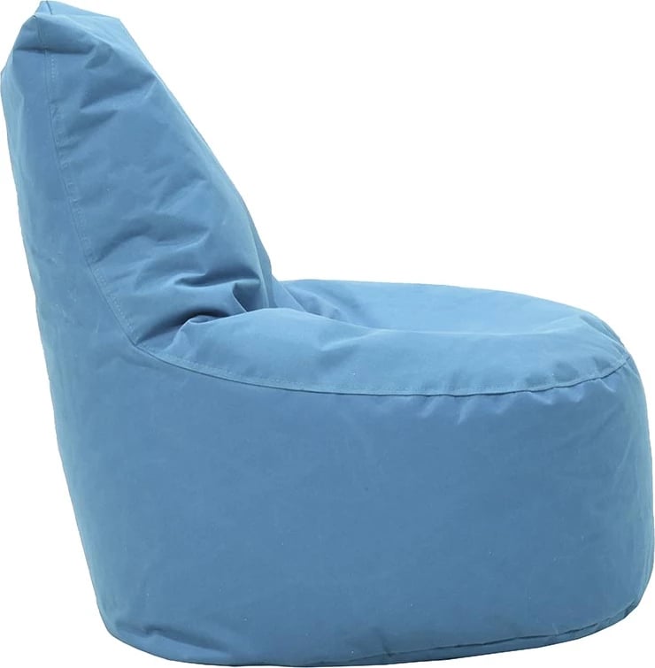 Karrige pufi Norm, material i papërshkueshëm nga uji, ngjyrë e kaltër e çelët