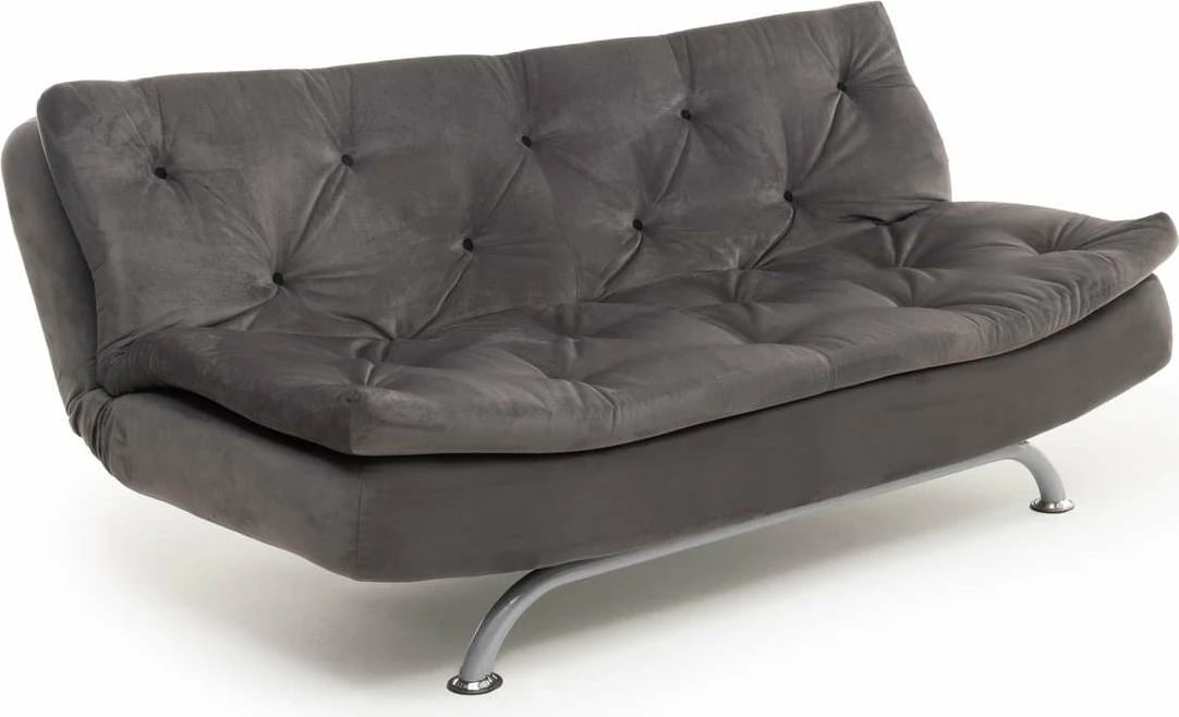 Divan-krevat treshe, Atelier del Sofa, Rivo, ngjyrë gri