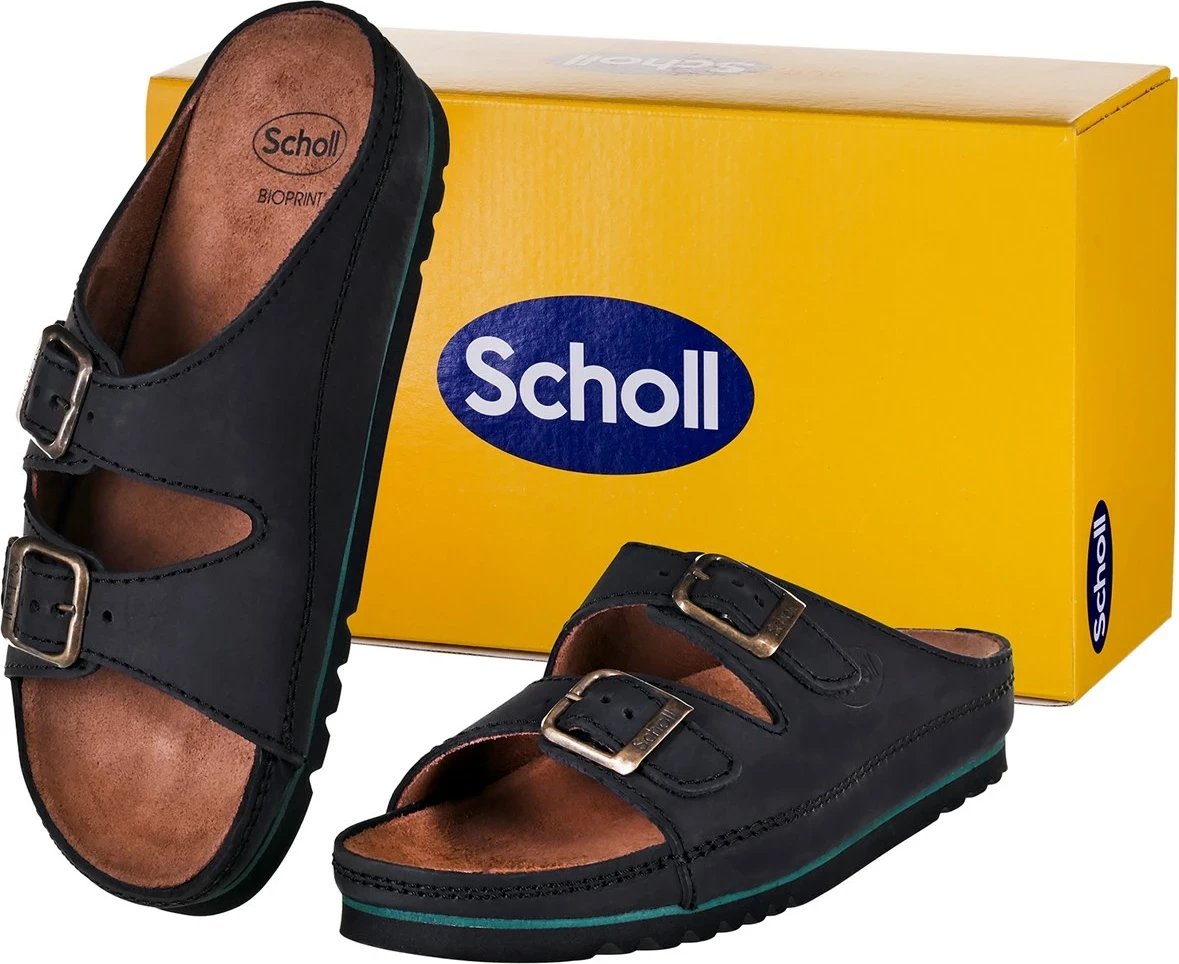 Sandale Scholl Air Bag, unisex, Mobilex, numër 46, të zeza