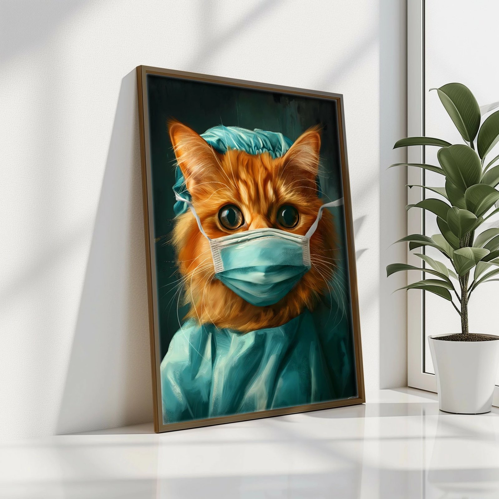 Pikturë dekorative me kornizë, MDF, Wallity, GE044-L, shumëngjyrëshe