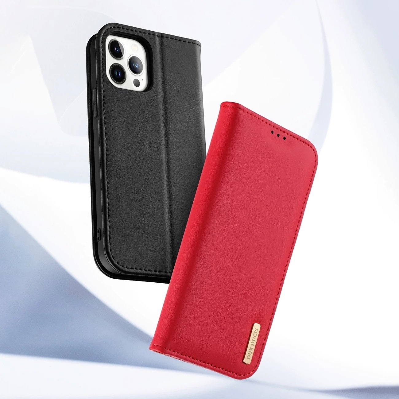 Mbështjellës Dux Ducis Hivo për iPhone 14 Pro Max, lëkurë natyrale, kafe Mbështjellës Dux Ducis Hivo për iPhone 14 Pro Max, lëkurë natyrale, kafe