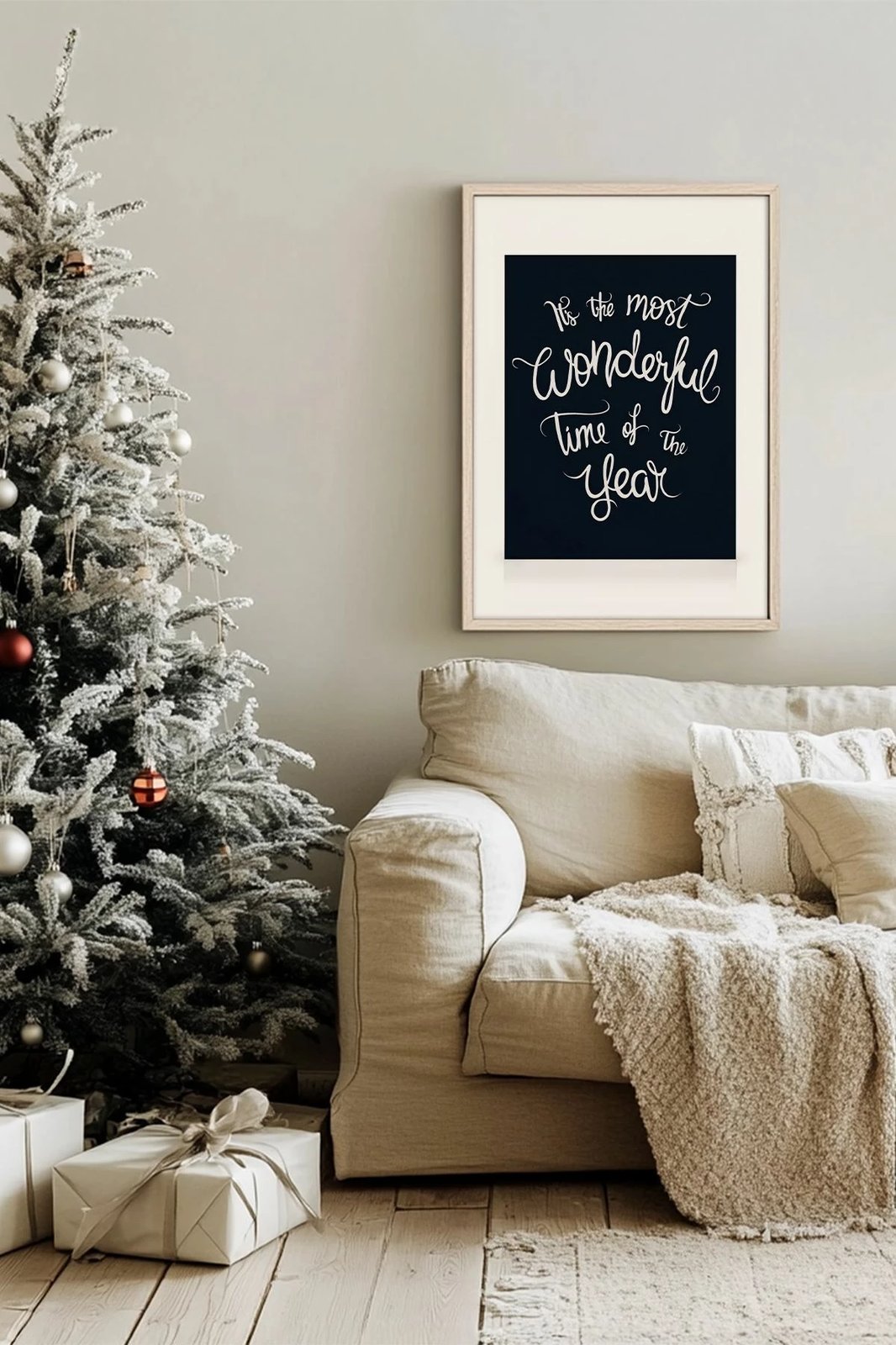 Pikturë dekorative me kornizë, shumëngjyrëshe, Nwyearsngmdl109