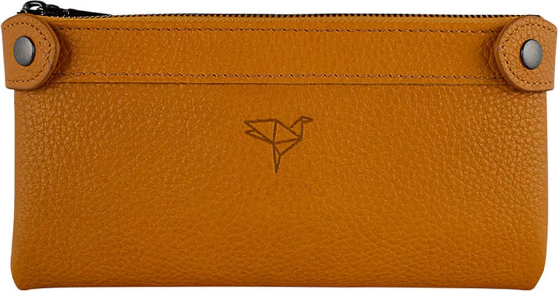 Portofol unisex Zoozie Bags, ngjyrë mustard, Roosevelt