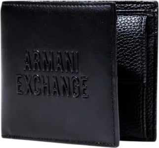 Portofol për meshkuj Armani Exchange, i zi