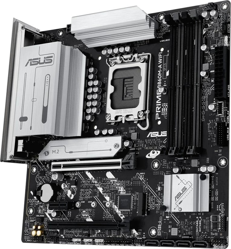 Pllakë amë ASUS PRIME B860M-A WIFI, micro ATX, Wi-Fi 6E
