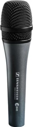 Mikrofon vokal Sennheiser E 845, dinamik, super-kardioid, me kabllo, grafit