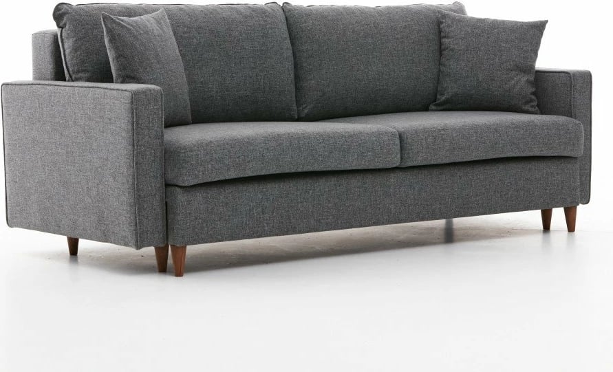 Divan-krevat treshe, ngjyrë gri, Atelier del Sofa, Eva