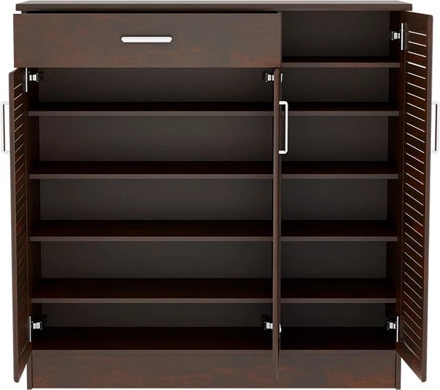 Dollap këpucësh Sante 30 palë ngjyrë arre 120x37x123cm