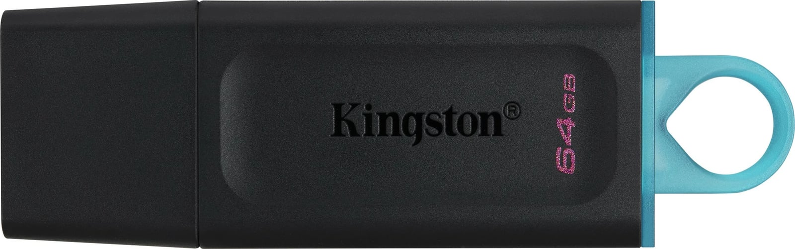 USB Kingston DataTraveler Exodia 64 GB, USB 3.2, e zezë, turkuaz