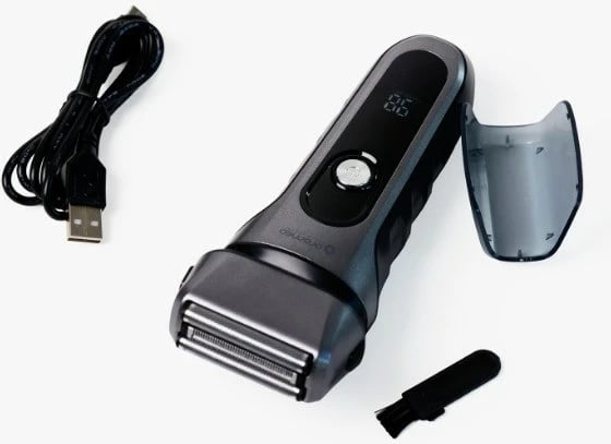 Makinë rroje oromed Oro-Shaver, LED, 600 mAh, e zezë/argjendtë