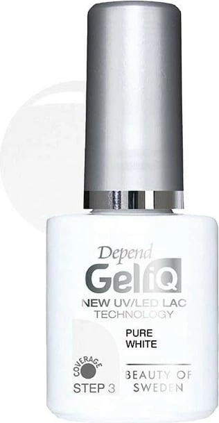 Llak për thonj Beter Depend Gel IQ Pure White unisex Llak për thonj Beter Depend Gel IQ Pure White unisex