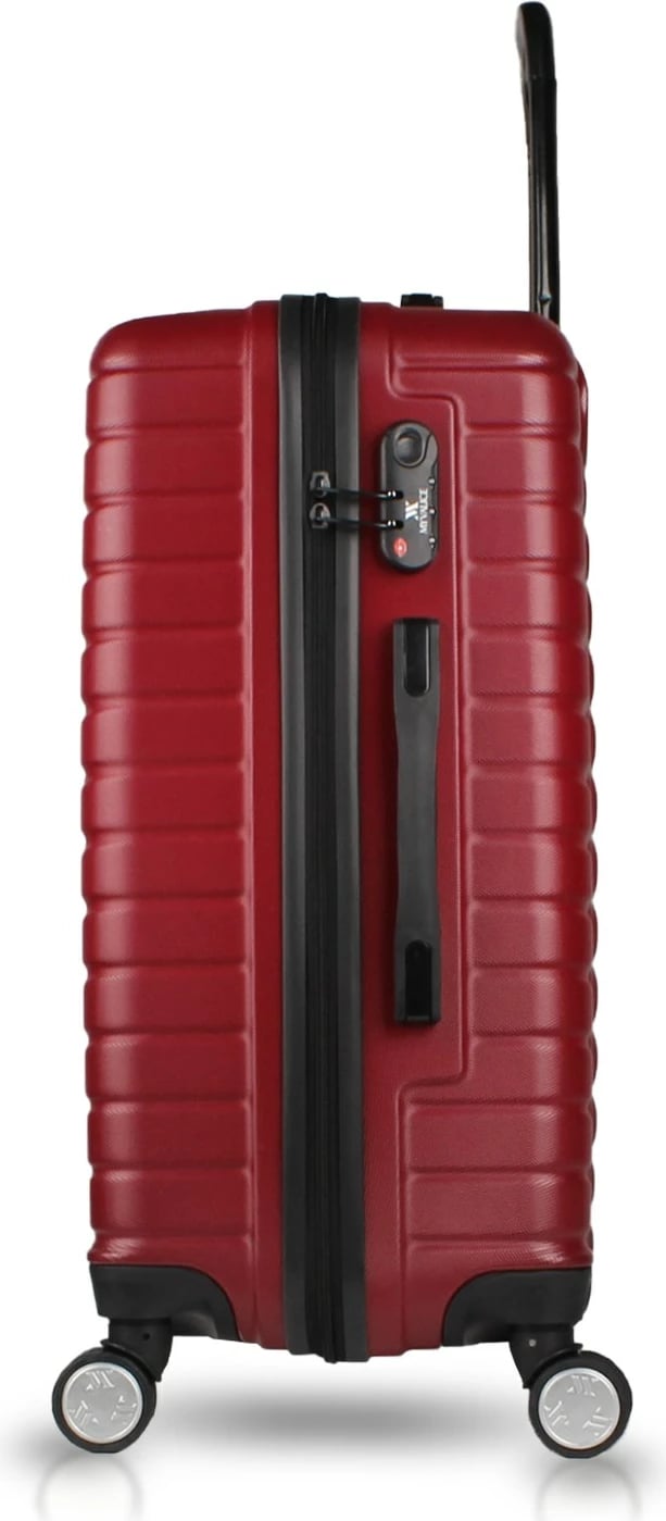 Set valixhesh (2 copë), ngjyrë e kuqe claret, Zoozie Bags, 5677