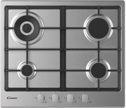 Sobë me gaz Candy CHG6BR4WX, inox, 4 zona gatimi