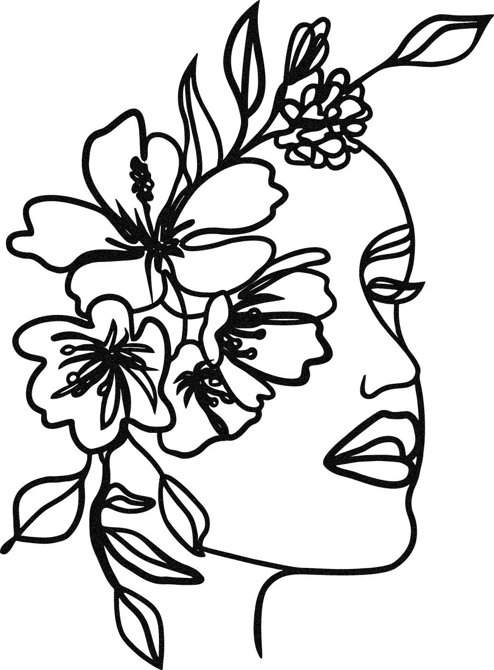 Aksesor dekorativ metalik për mur, Wallity Farfalla, ngjyrë e zezë, 39x53cm