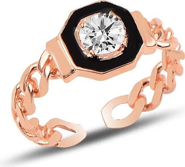 Unazë argjendi Jumeon, rozë gold, SGTL9963