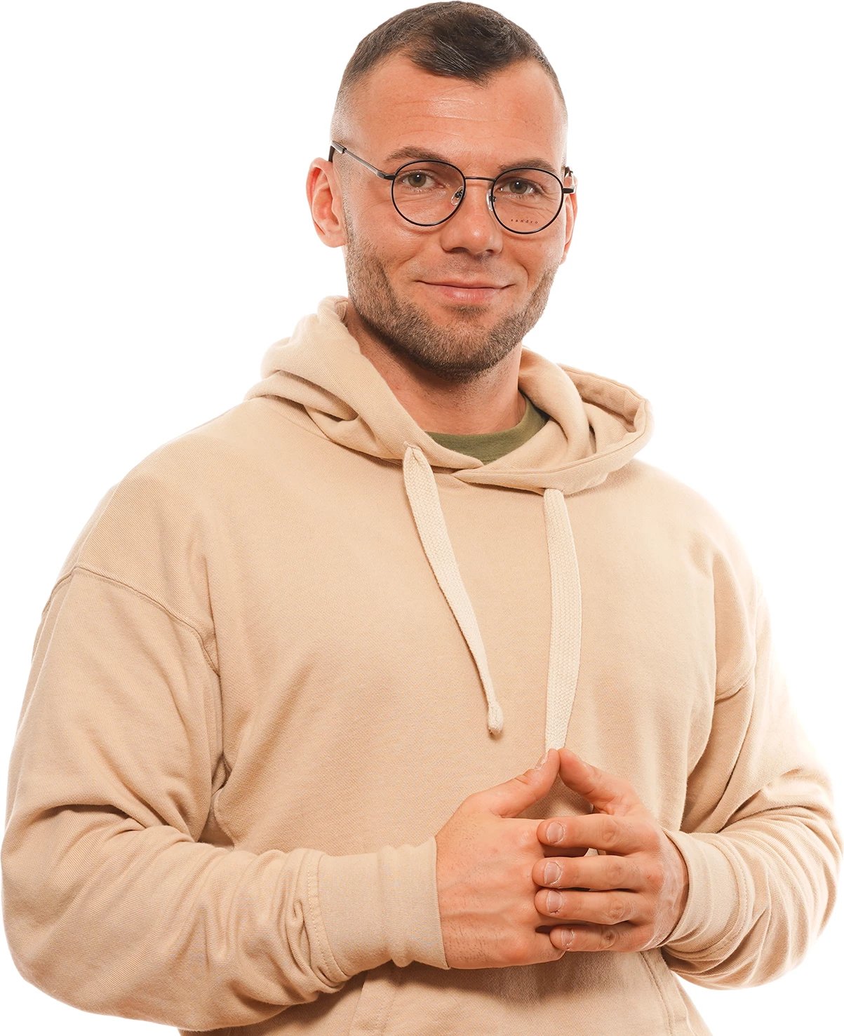 Syze optike për meshkuj Sandro, të zeza