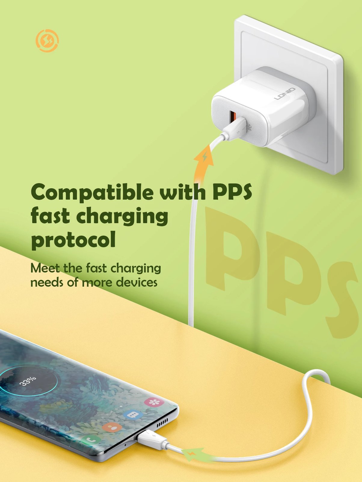 Karikues LDNIO A2526C (Bardhë)