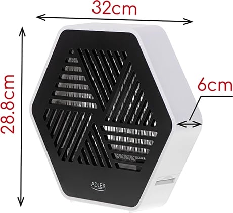 Llampë kundër insekteve Adler AD 7939, UV 365nm, 8W, sipërfaqe deri 30 m², 2x4W T5, 1200V Llampë kundër insekteve Adler AD 7939, UV 365nm, 8W, sipërfaqe deri 30 m², 2x4W T5, 1200V
