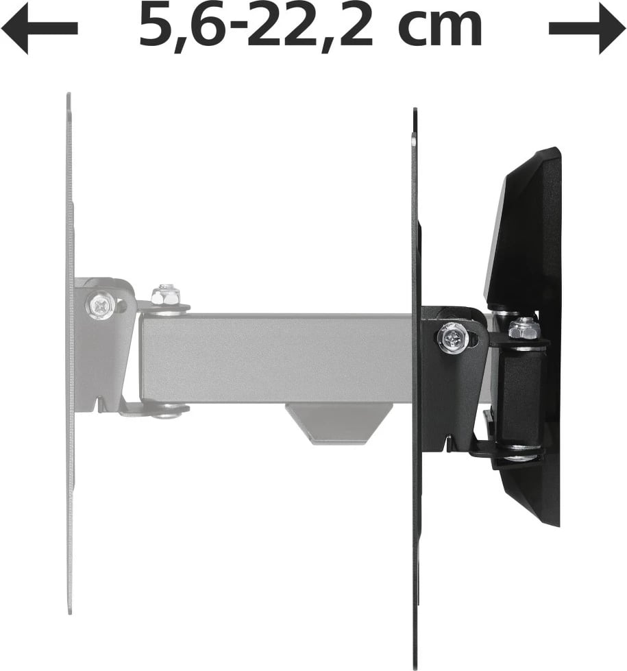 Mbajtës për TV Hama Fullmotion, 122cm (48"), i zi, 118100