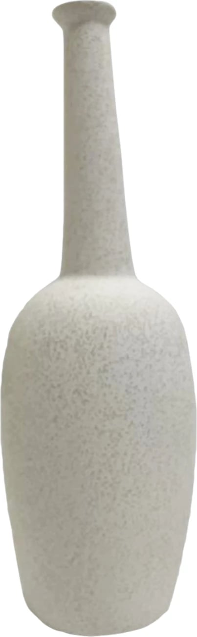 Dekor tavoline qeramike ELENDIL FH4591.01, ngjyrë e bardhë me kristalizim, Φ13x40H cm Dekor tavoline qeramike ELENDIL FH4591.01, ngjyrë e bardhë me kristalizim, Φ13x40H cm