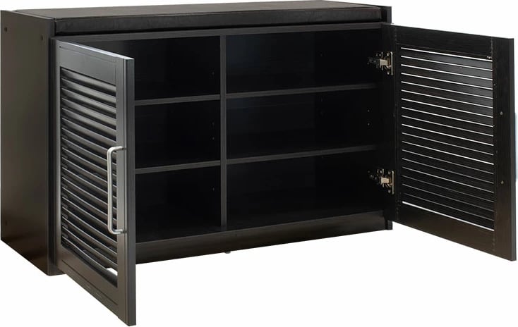 Kabinet këpucësh me karrige Crispy 9 palë wenge 94x34.5x60cm