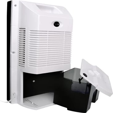 Largues lagështie, Adler, CR 7903, 750 ml/24h, rezervuar 1.5 L, për hapësira deri 30 m², 85–100W, i zi