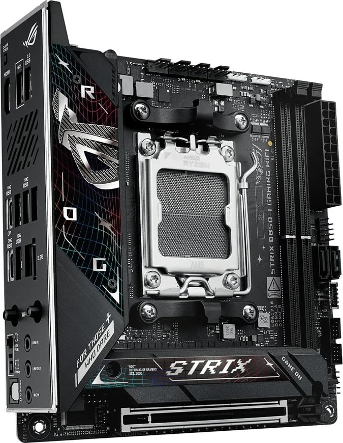 Pllakë amë ASUS ROG STRIX B850-I GAMING WIFI, Socket AM5, mini ITX, E zezë