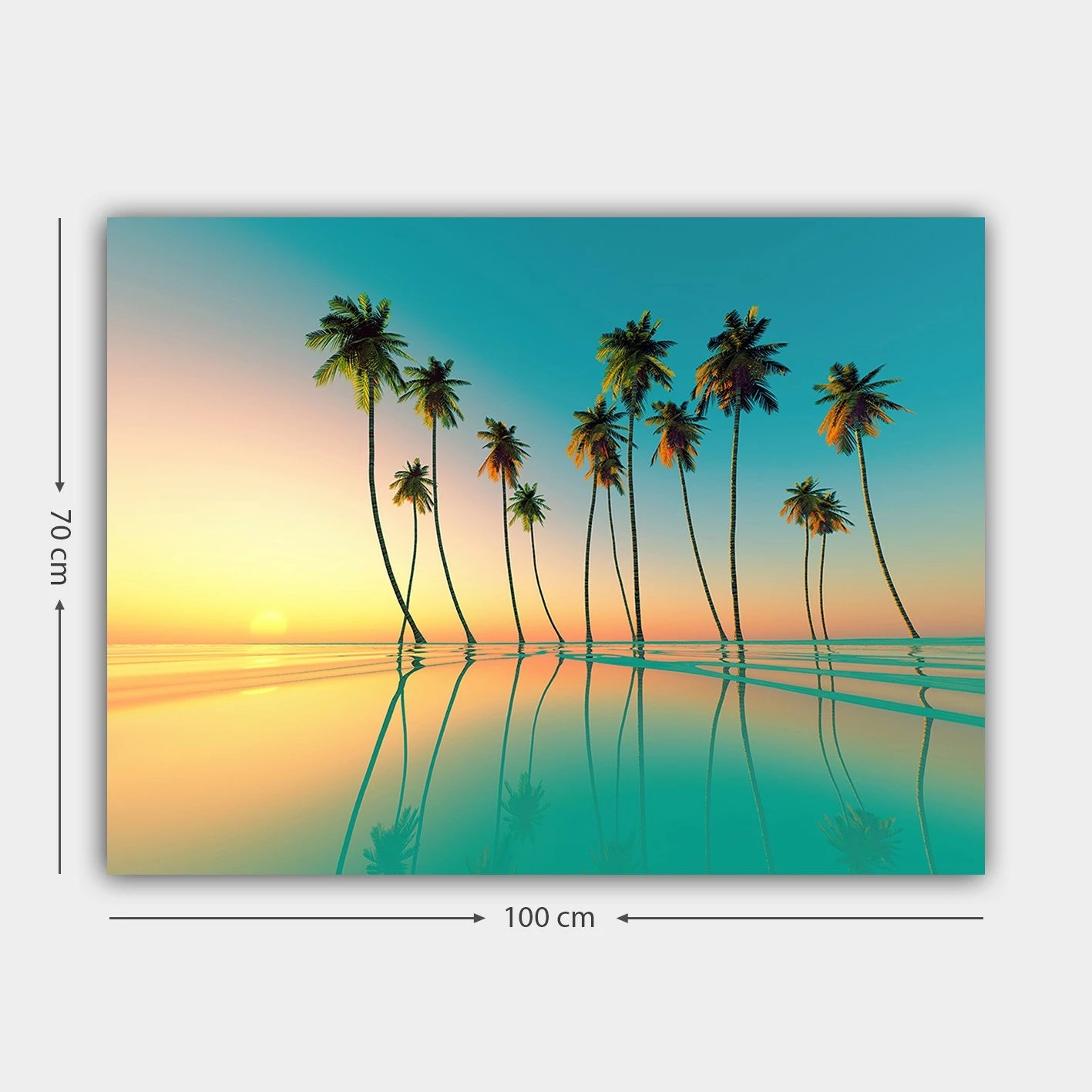 Pikturë dekorative në kanavacë Wallity, 204717319_70100, shumëngjyrëshe, 70x100cm