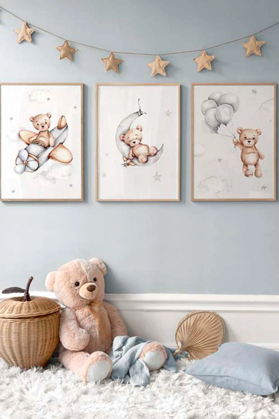 Pikturë dekorative me kornizë, 3 copë, Wallity, Artcerceve15