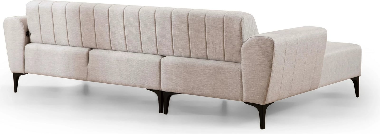 Kënd-sofë shtrat Hamlet, ecru, Atelier del Sofa, këndi majtas