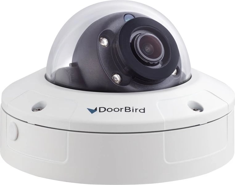 Kamerë sigurie DoorBird Mini Dome, 2MP, Full HD, Wi-Fi & PoE, e bardhë