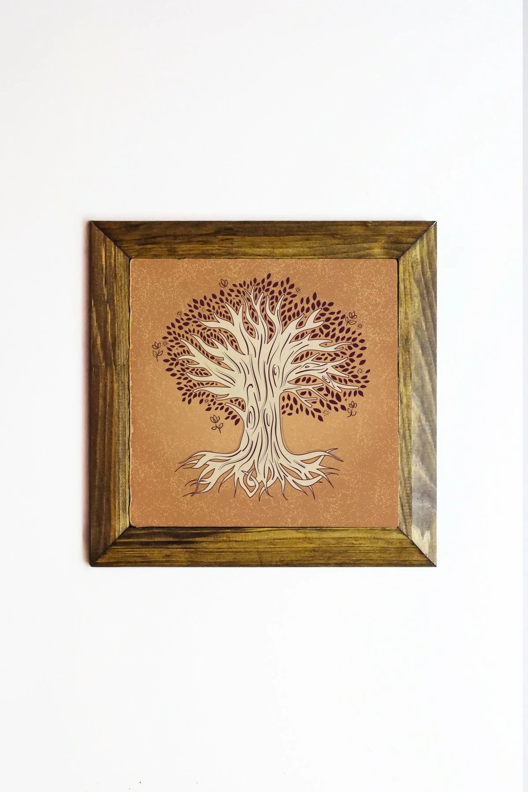 Pikturë dekorative me kornizë, Wallity, Ersytastablo3 - 26, shumëngjyrëshe, 26x26cm