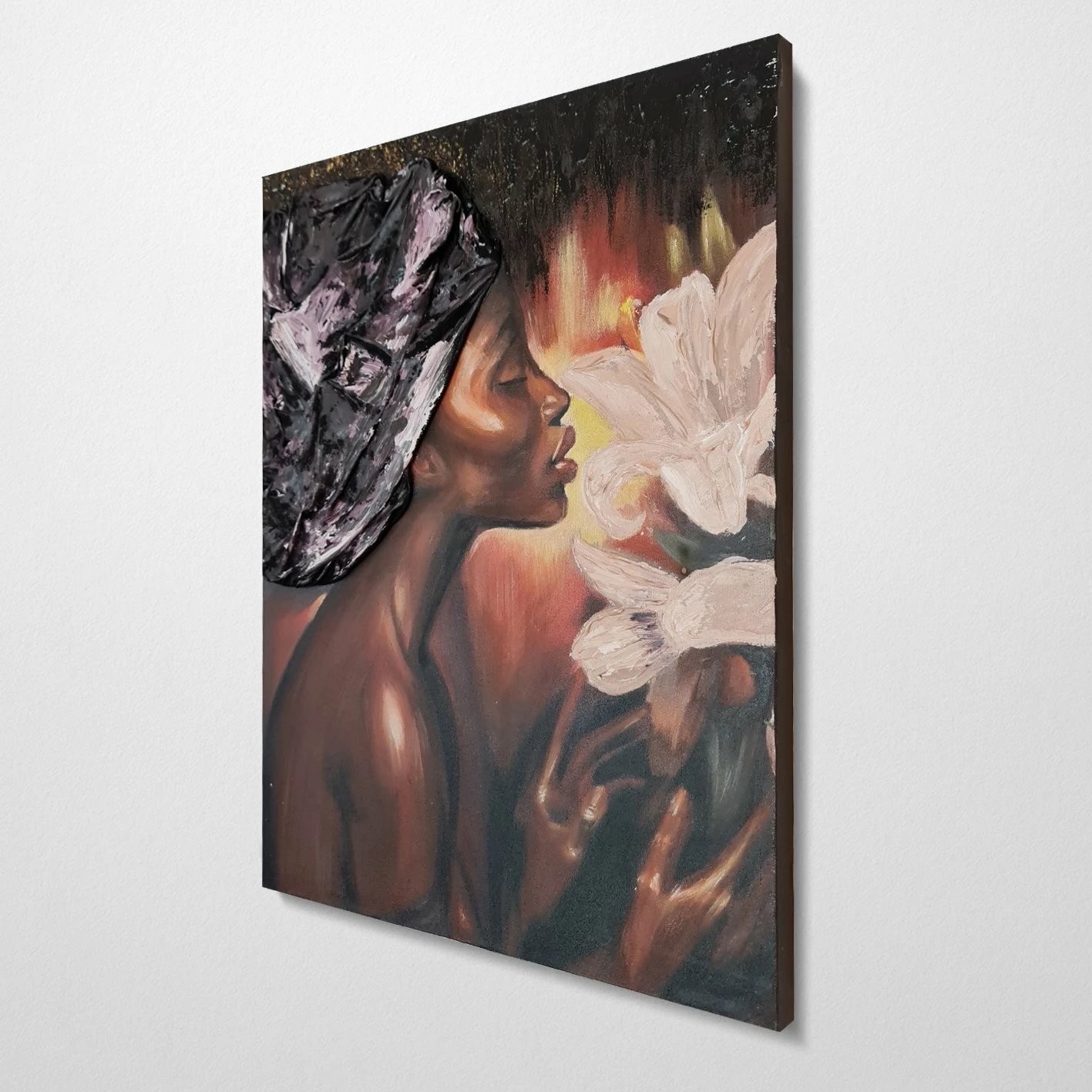 Pikturë dekorative me vaj Wallity, OPL1324853117 - 5070, shumëngjyrëshe, 50x70cm