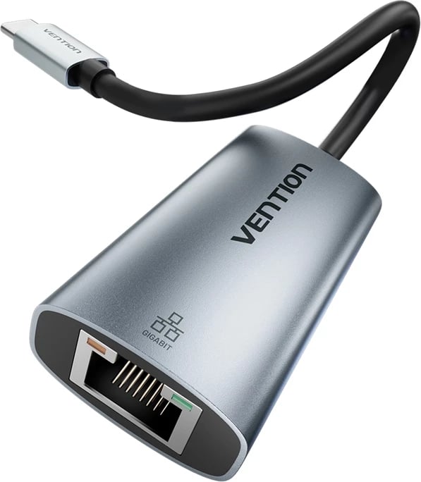 Adapter Vention USB-C në Gigabit Ethernet CFPHB, 0.15m, Gri