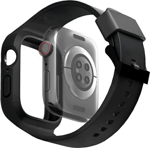 Mbështjellës me rrip UNIQ Monos për Apple Watch 44/45mm, E zezë
