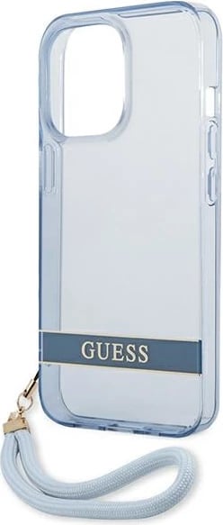 Mbështjellës Guess GUHCP13LHTSGSB për iPhone 13 Pro / 13, hardcase, Translucent Stap, Blu Mbështjellës Guess GUHCP13LHTSGSB për iPhone 13 Pro / 13, hardcase, Translucent Stap, Blu