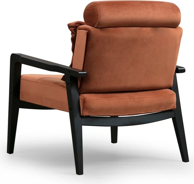 Karrige Wing Atelier del Sofa, Apollo, ngjyrë kanellë