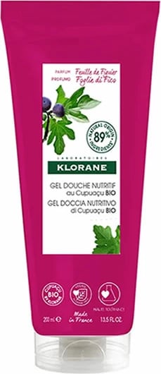 Xhel dushi uniseks Klorane me gjethe fiku 200ml