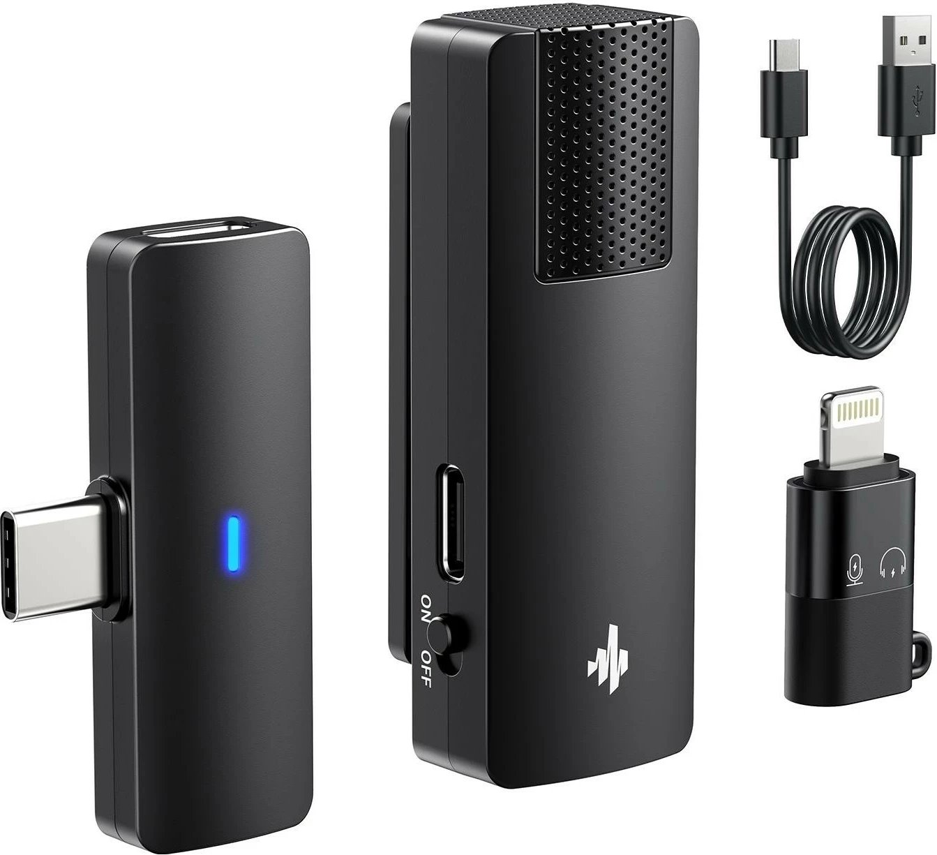 Mikrofon lavalier Donner LM-100, Aux, USB-C, Lightning