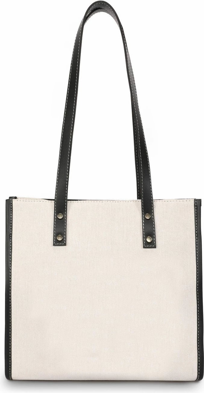 Çantë tote Lucky Bees, e zezë-krem, 376