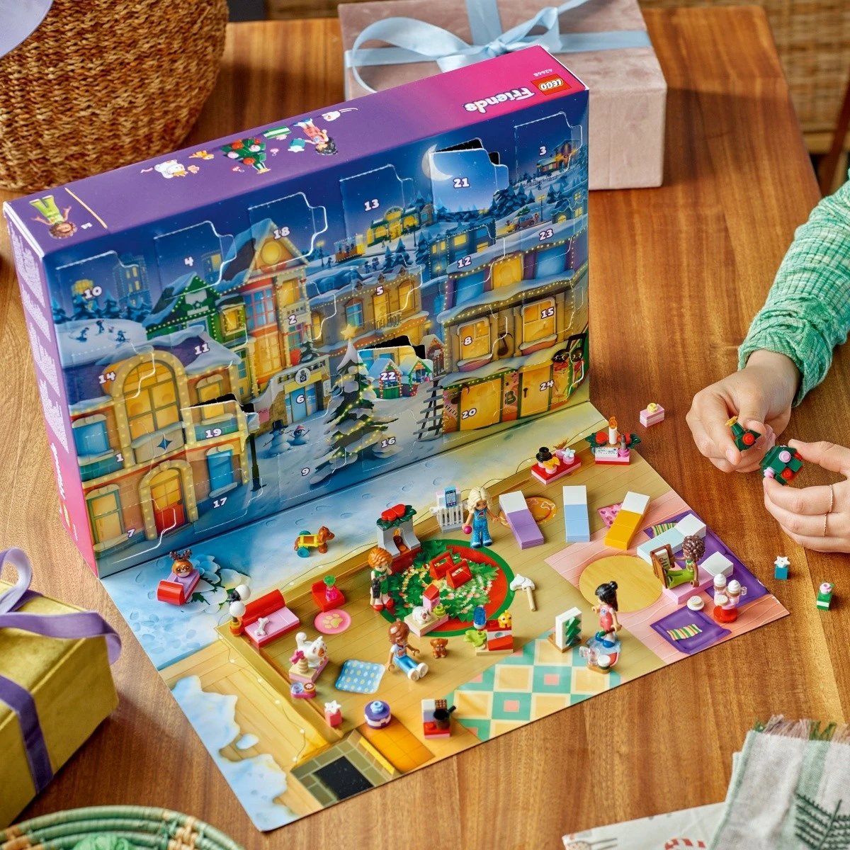 Set LEGO Friends Advent Calendar 42668, 237 pjesë, për fëmijë, shumëngjyrësh