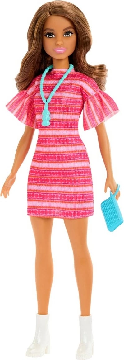 Kukull Barbie Mattel Teresa JCT02 me fustan rozë dhe aksesorë