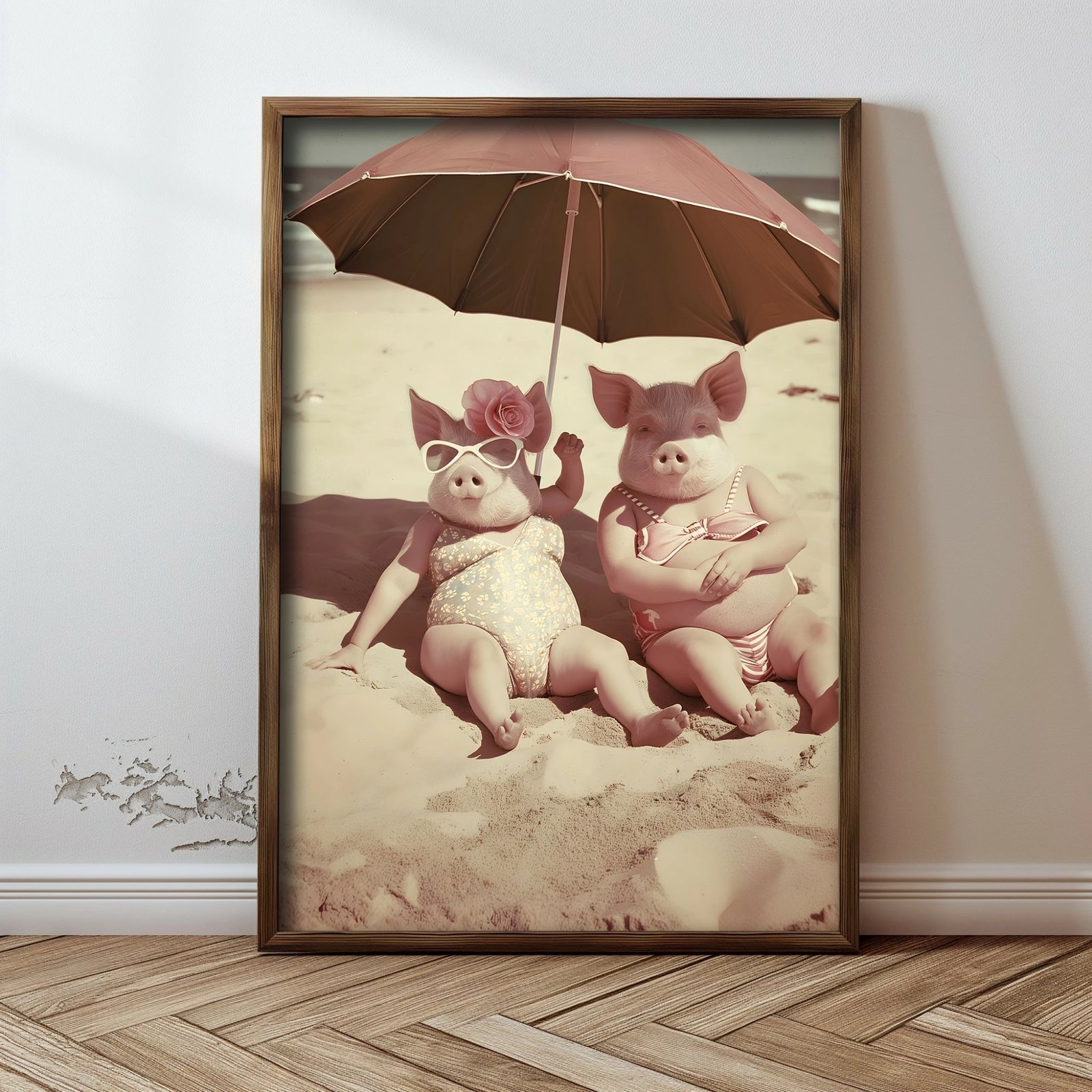 Pikturë dekorative me kornizë, MDF, shumëngjyrëshe, GE098-L