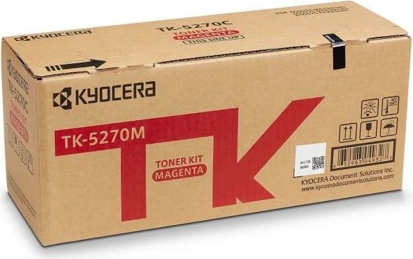 Toner Kyocera TK-5270M (1T02TVBNL0) kapacitet 5,500–8,800 faqe magenta