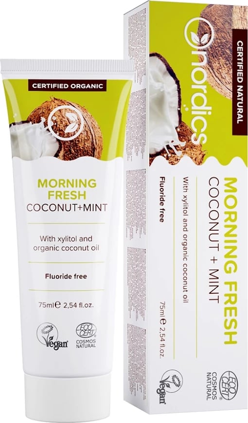 Pastë dhëmbësh Nordics Morning Fresh Kokos + Nenexhik 75ml