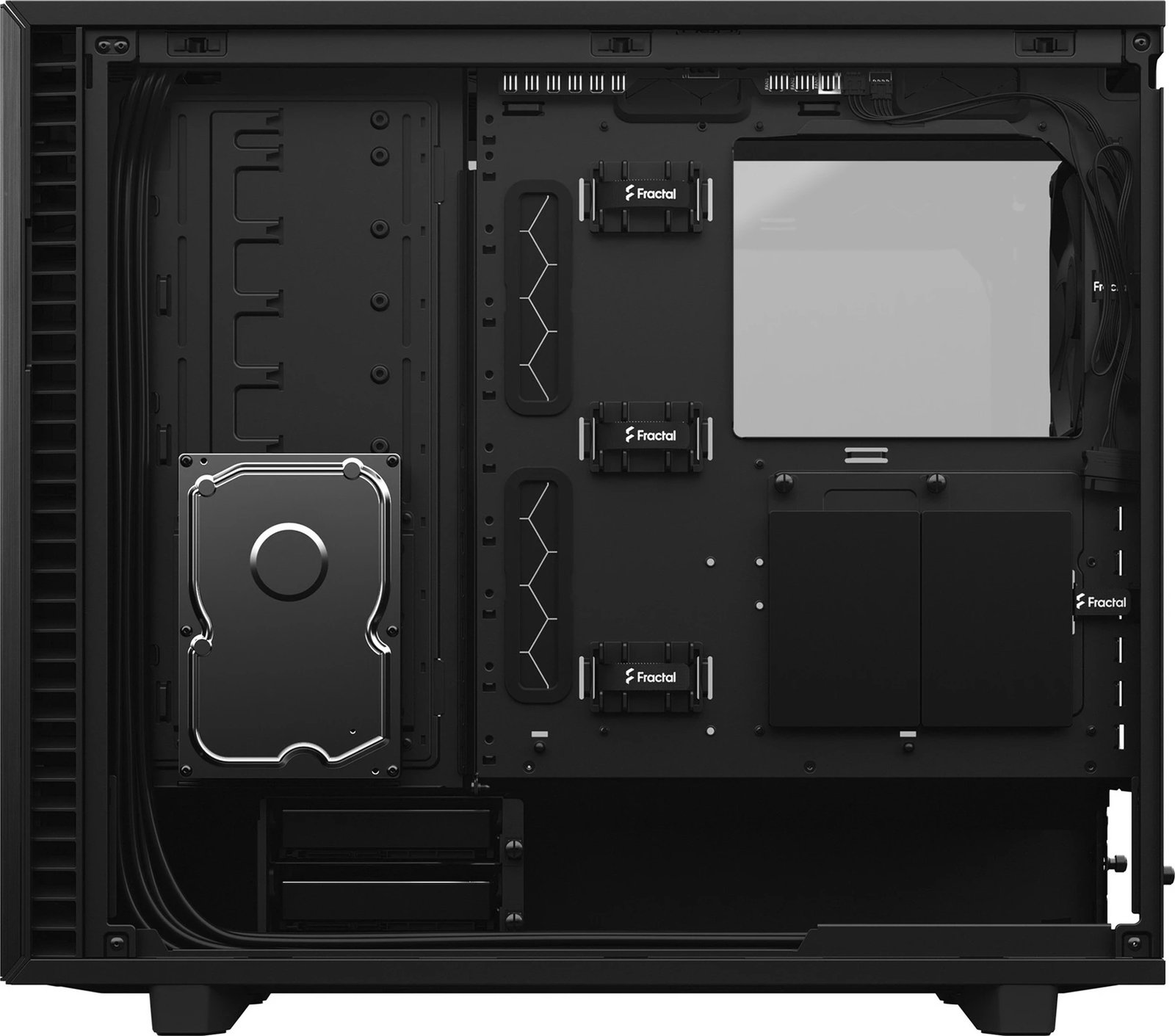 Kasë Fractal Design Define 7, Midi Tower, ATX, EATX, micro ATX, Micro-ITX, e zezë Kasë Fractal Design Define 7, Midi Tower, ATX, EATX, micro ATX, Micro-ITX, e zezë