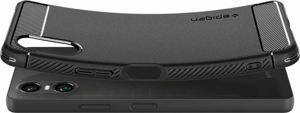 Mbështjellës Spigen Rugged Armor për Sony Xperia 10 VI, Mat i zi