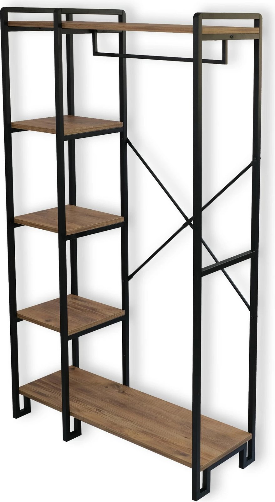 Stendë për korridor Hanah Home, Rex, ngjyrë pishë Atlantike dhe e zezë